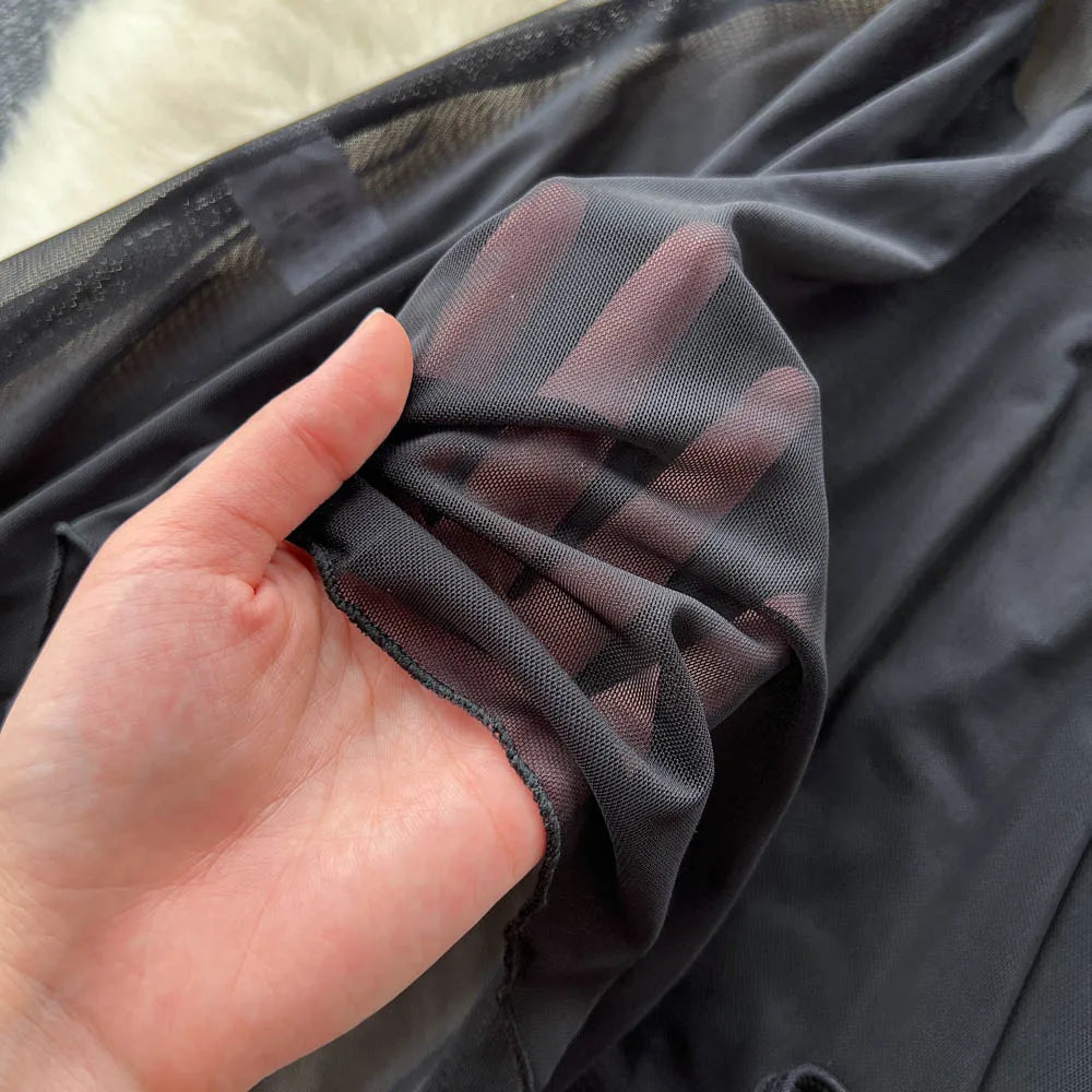 SINGREINY Transparent Lace Sexy Nightwear Sleeveless Slim Backless Short Dress Women Strap Floral Mesh Sheer Erotic Nightdress