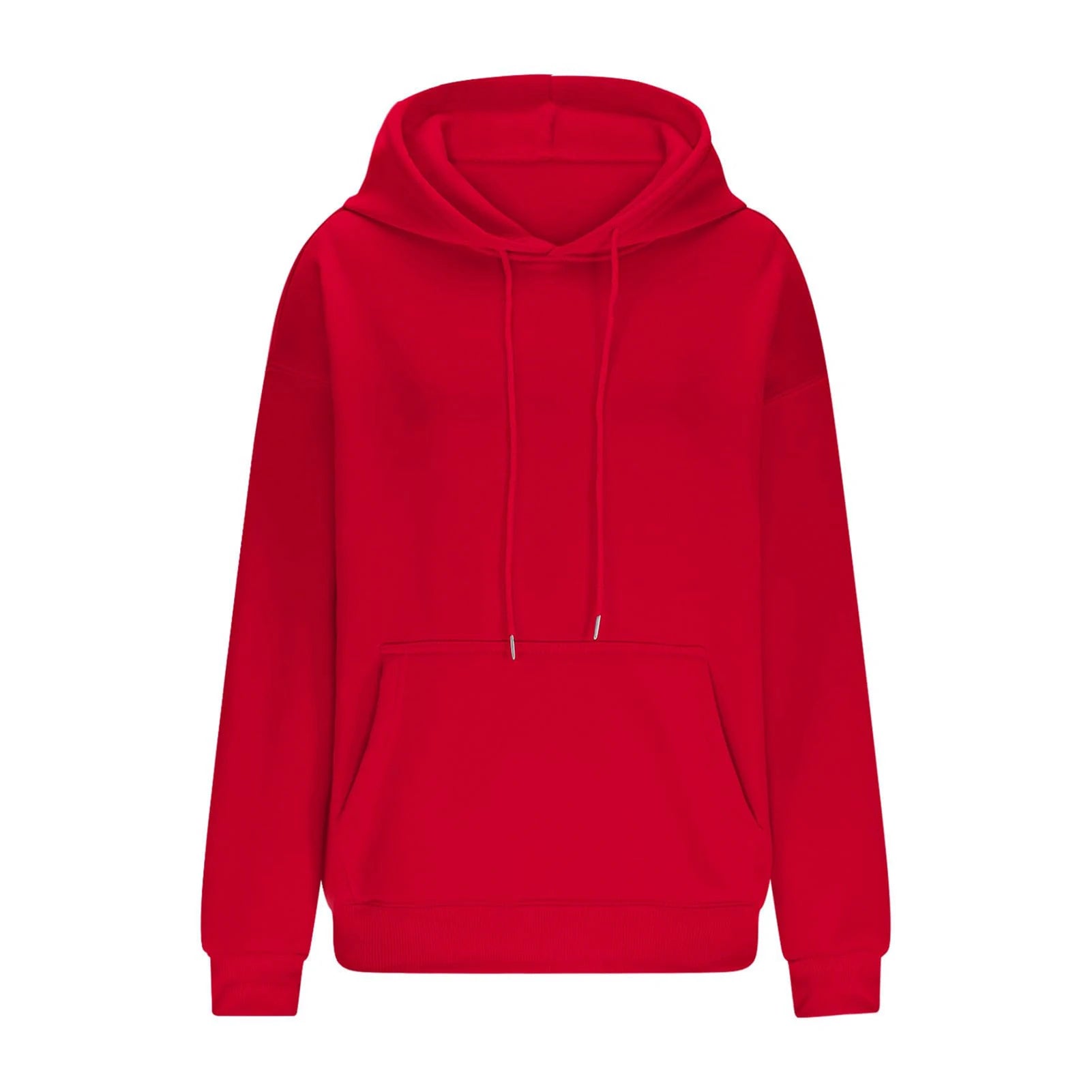 Men Women's 2025 Casual Fashion Trend Hoodies Spring And Fall Casual Outdoor Hoodies Popular Font Print Hoodie S-3XL Red