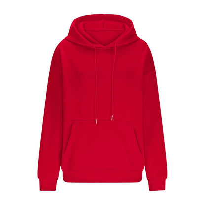 Men Women's 2025 Casual Fashion Trend Hoodies Spring And Fall Casual Outdoor Hoodies Popular Font Print Hoodie S-3XL Red