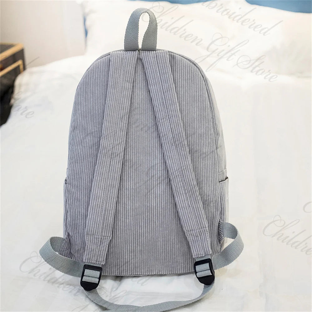Personalized Children's Schoolbag Baby Stroller Bag Customized Kindergarten Snack Backpacks with Name Solid Color Backpacks