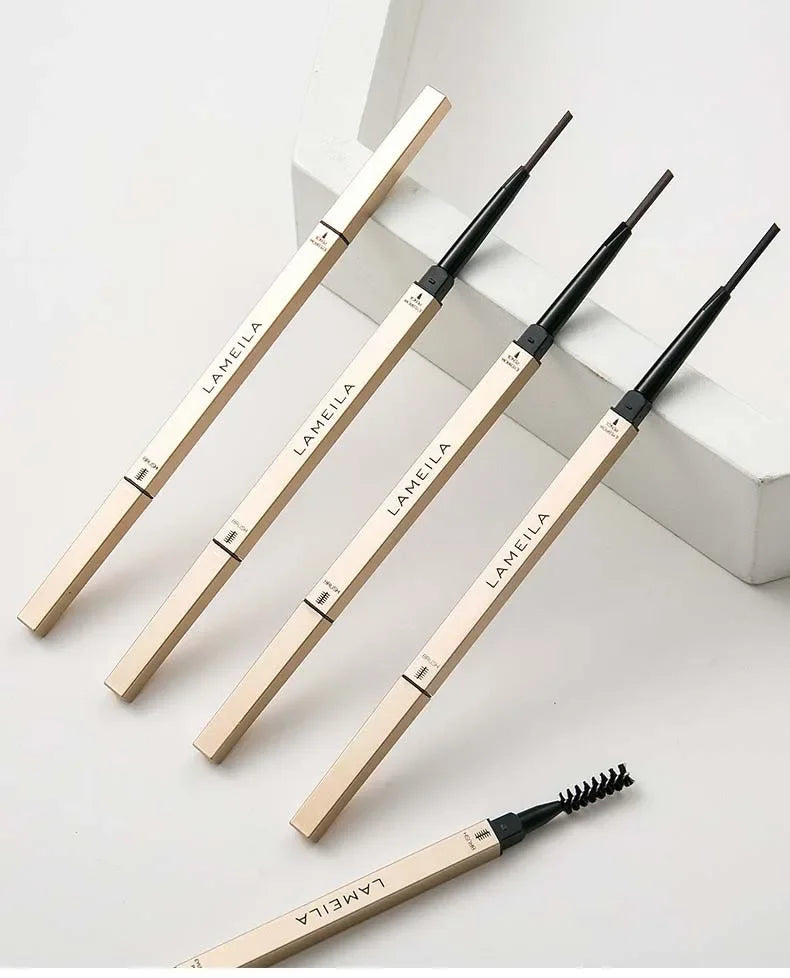 Double Head Eyebrow Pencil with Brush Waterproof Smooth 5 Colors Eye Brow Pen Tint Mascara Enhance Cosmetics Beauty Women Makeup