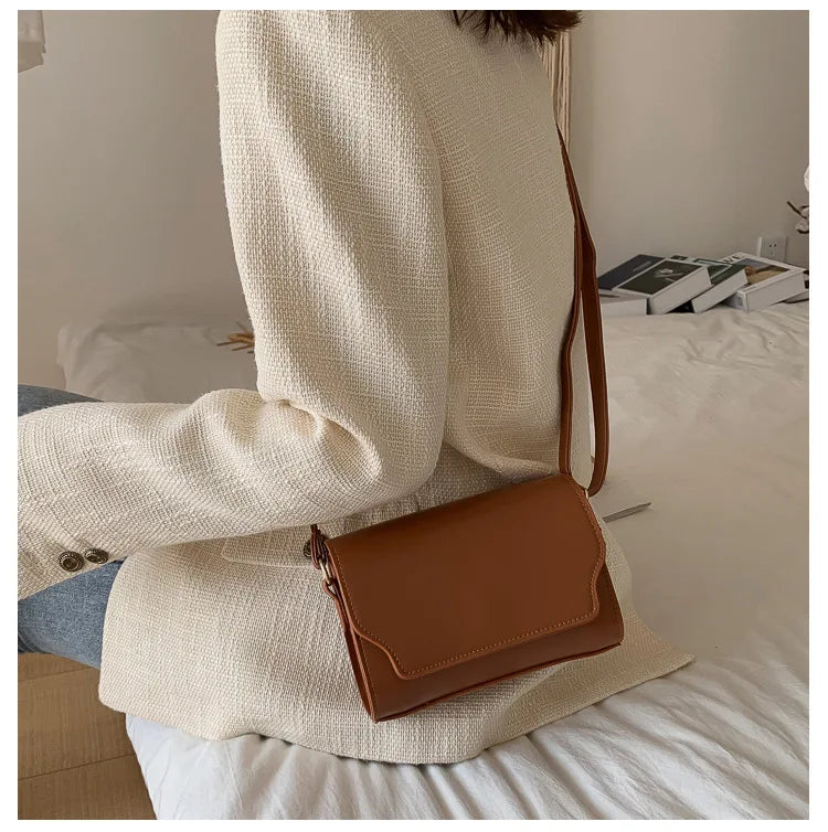 Mini Crossbody Bag for Women PU Leather Shoulder Bags Luxury Designer Handbag Fashion Female Messenger Small Square Pocket