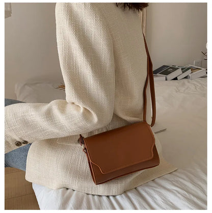 Mini Crossbody Bag for Women PU Leather Shoulder Bags Luxury Designer Handbag Fashion Female Messenger Small Square Pocket