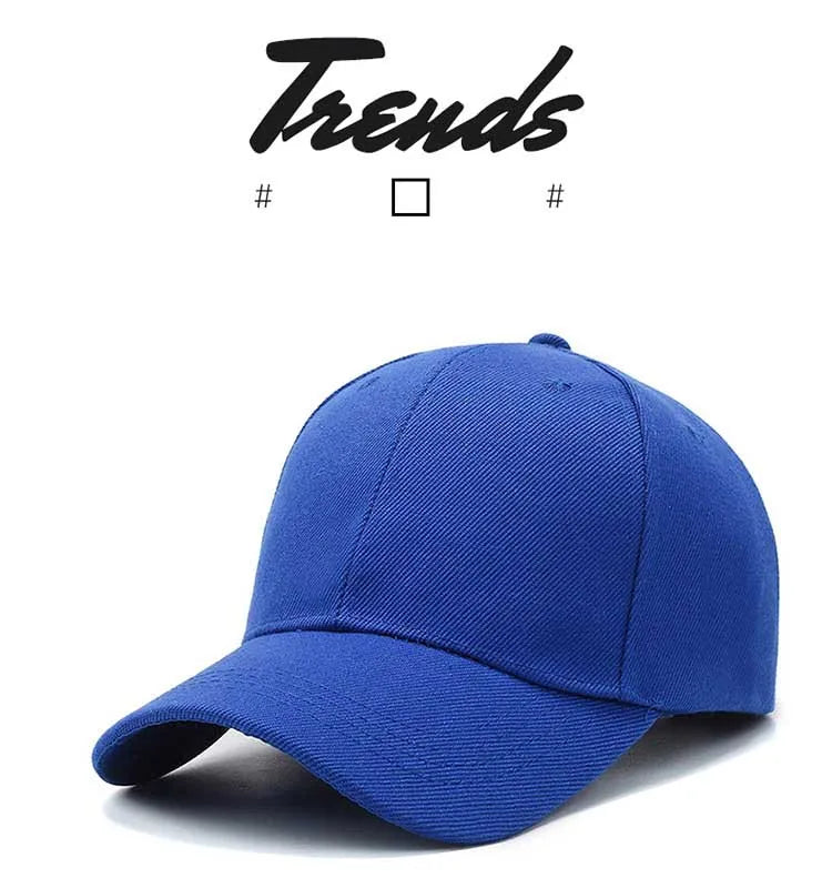 Unisex Cap Casual Plain Baseball Cap Adjustable Snapback Hats For Women Men Hip Hop Cap Street Dad Hat Badiee Stylez