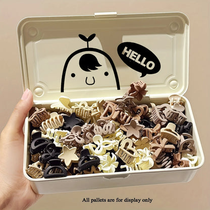 5/10/20/30pcs Beige Mixed Pack Small Clips, Cute Girl Accessories - Perfect for Daily Use, Special Occasions, or Travel Gifts Badiee Stylez