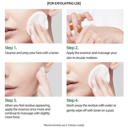 Mixsoon Bean Essence Vegansnail Exfoliating Essence for face Hydrating Korean Skin Care Glassskin Gentle Deep Hydration 50ml