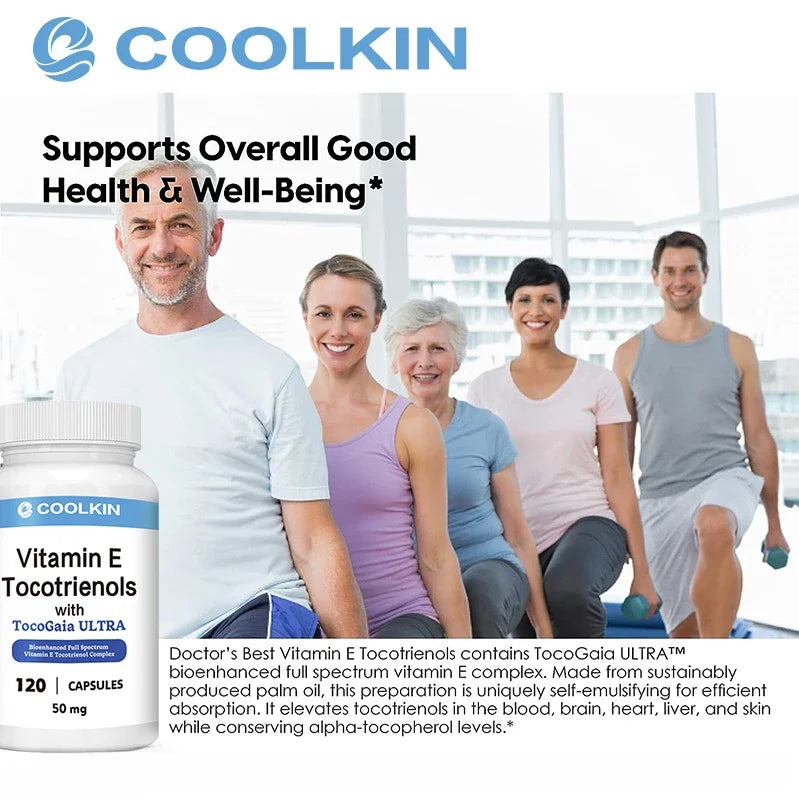 Vitamin E Tocotrienols - Supports Cardiovascular, Skin, and Bone Health, Anti AgingSupplements
