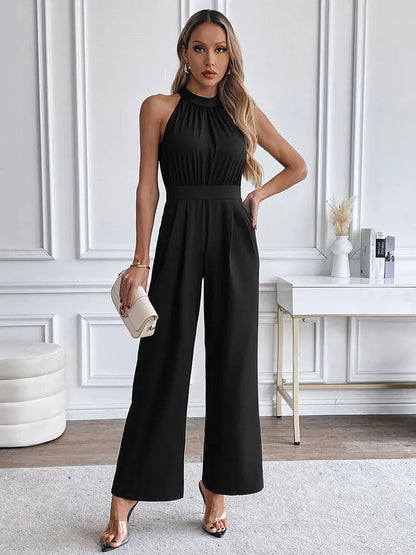 New Women's Jumpsuits Spring Streetwear Fashion Casual Slim Club Party Jumpsuits Sexy Black Sleeveless Female Elegant Clothing Badiee Stylez
