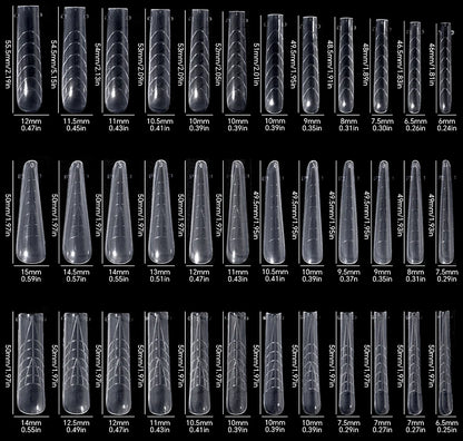 120Pcs Nail Forms For UV Gel Quick Building Extension Top Molds Dual Forms Acrylic Nail Art Tips Nails Accessories Tools