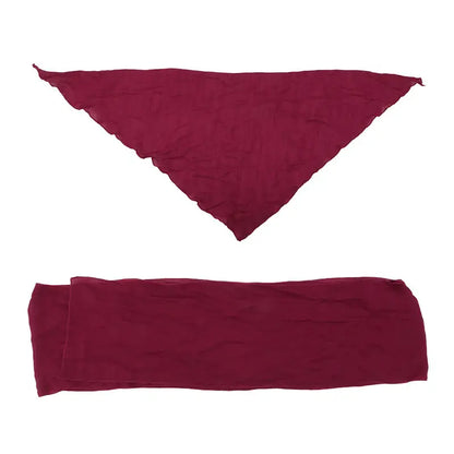 Pirate Medieval Renaissance Vintage Belt Headband Set Pirate Headscarf And Belt Set Halloween Cosplay Costume Party Props wine red