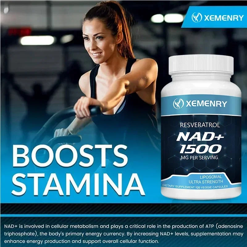 NAD + Resveratrol - Anti aging, Boost Energy, Cell Repair and Skin Health