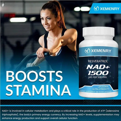 NAD + Resveratrol - Anti aging, Boost Energy, Cell Repair and Skin Health