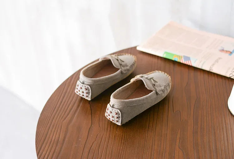 Children Loafers Shoes Boys Flat Sneakers Baby Kids Casual Shoes Toddler Girls Breathable Slip-on Shoes Soft Bottom Solid Color Badiee Stylez