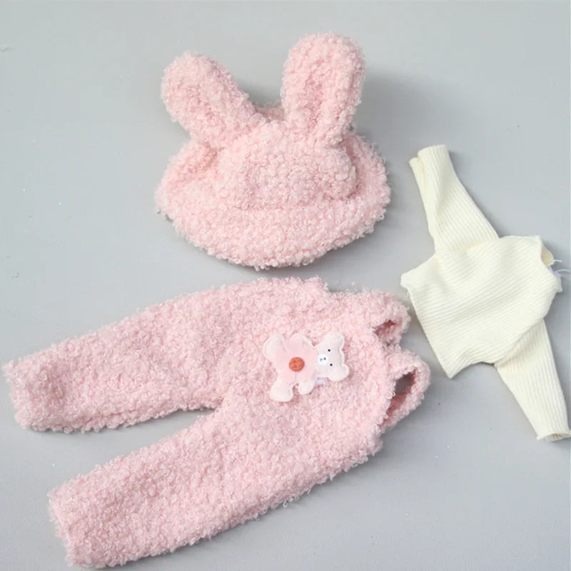 Cartoon Style Clothes Suit for 1/6 Bjd Doll Accesssories for 30cm Baby Doll Dress Up Toys for Children Type 31 Only Clothes