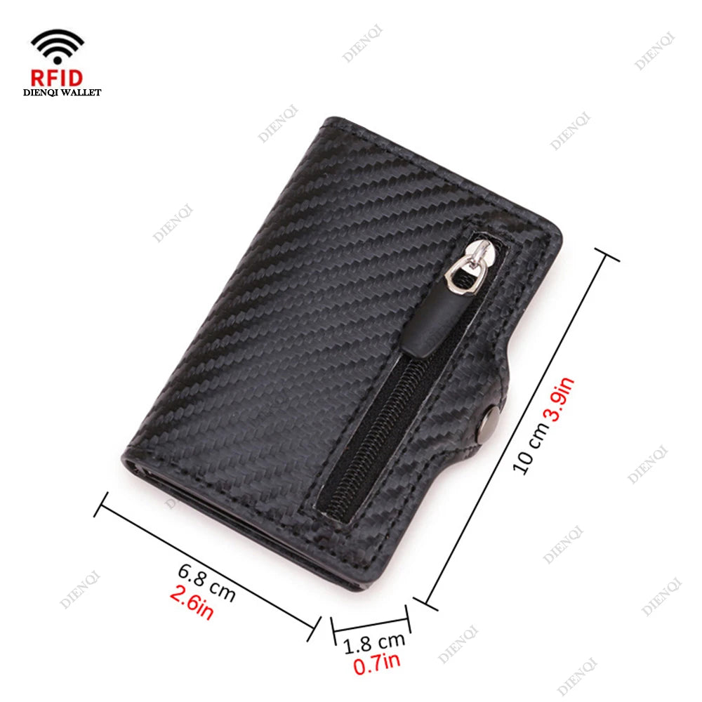 Anti Thief Rfid Credit Card Holder Wallet Men Women Smart Minimalist Wallets Slim Bank Cardholder Case Bag Purse Carteras Choice