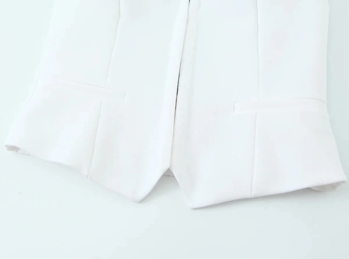 TRAFZA Sweet High Street Slim Lady Set Contrasting Colors Tops Or Belt Shorts 2025 Summer Fall Fashion Holiday Cute Shorts Set Badiee Stylez