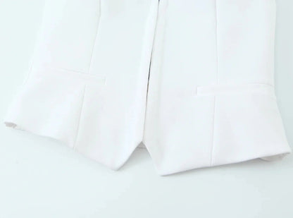 TRAFZA Sweet High Street Slim Lady Set Contrasting Colors Tops Or Belt Shorts 2025 Summer Fall Fashion Holiday Cute Shorts Set Badiee Stylez