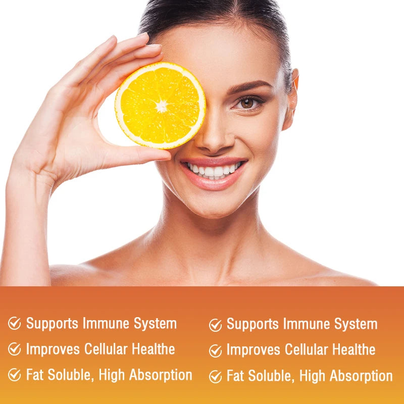 Liposomal Vitamin C Capsules - Promotes Collagen Production, Supports Skin, Immune Health, Powerful Antioxidant