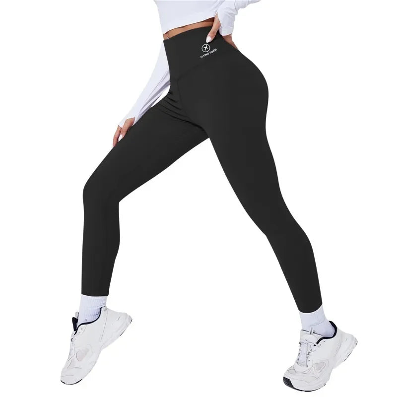 High Waist Yoga Warm Leggins Sports Tights Thermal Woman Running Pants Sexy Butt Lifting Leggings Push Up Panties Gym Fitness Badiee Stylez