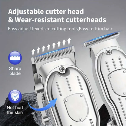 3 in1/1pc Hair Cutting Grooming Kit Professional Hair Clippers and Shaver Set Cordless Beard Trimming for Men