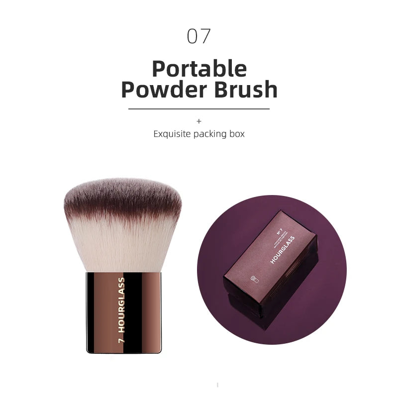 Hourglass Makeup Brushes Powder Foundation Concealer Blusher Bronzer Eye Shadow Eyebrow Eyeliner Sculpting Brush 07