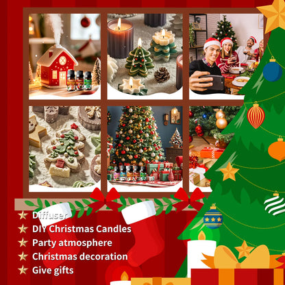Christmas Essential oils Pine Cones Essential Oil Facial Care Skincare Hand Care Christmas Candle Diffuser Christmas Gifts 10ml