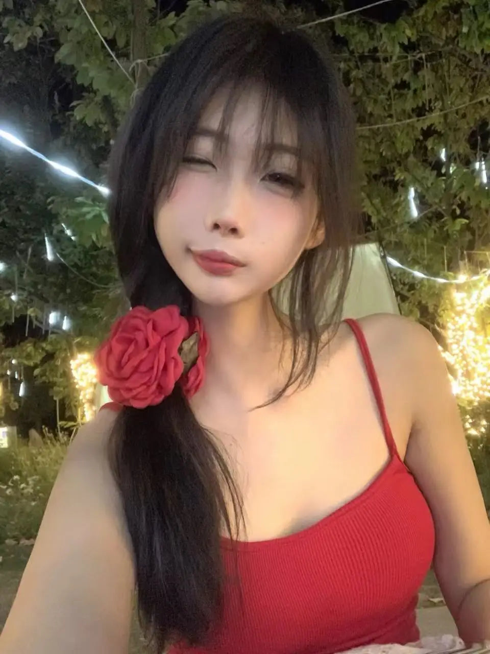 Pure wind red bow hollowed out beautiful back design halter dress female summer sexy slim-fit package hip skirt