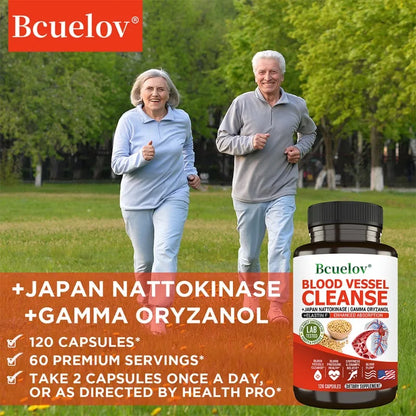 Vascular Cleanser, Helps Purify the Blood, Lowers Cholesterol, and Promotes Overall Cardiovascular Health, 120 Capsules