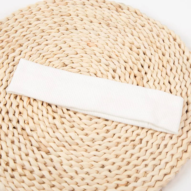 New Unisex Headband Sports Elastic Running Hair Bands Yoga Hairband Women Men Fashion Makeup Hair Hoop Headwrap Hair Accessories WHITE