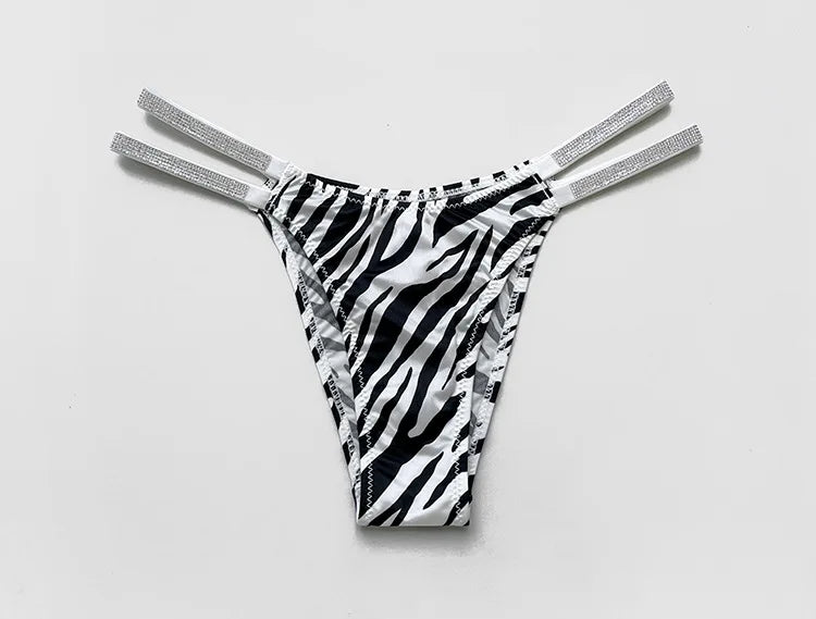 Sexy Panties Women Thongs Rhinestones Diamonds G-string Sports Thong Low Waist Shorts Briefs T-back Fitness S-XL