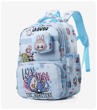 New Large Capacity Bag Children Backpack Cute Cartoon Primary School Bag Shoulder Bag New Kids Practical Portable Backpack