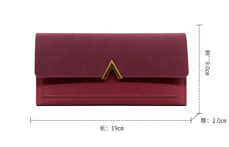 Long Purses For Women Wallet New Fashion Long Coin Purse Card Holder Small Ladies Wallet Female Hasp Mini Clutch billetera bolas