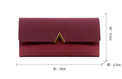 Long Purses For Women Wallet New Fashion Long Coin Purse Card Holder Small Ladies Wallet Female Hasp Mini Clutch billetera bolas