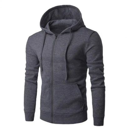 Autumn Men Sweatshirts Long Sleeve Jacket Hoodie Zipper Closure Jacket Male Hoodies Sweatshirt Slim Fit Male Clothing Badiee Stylez