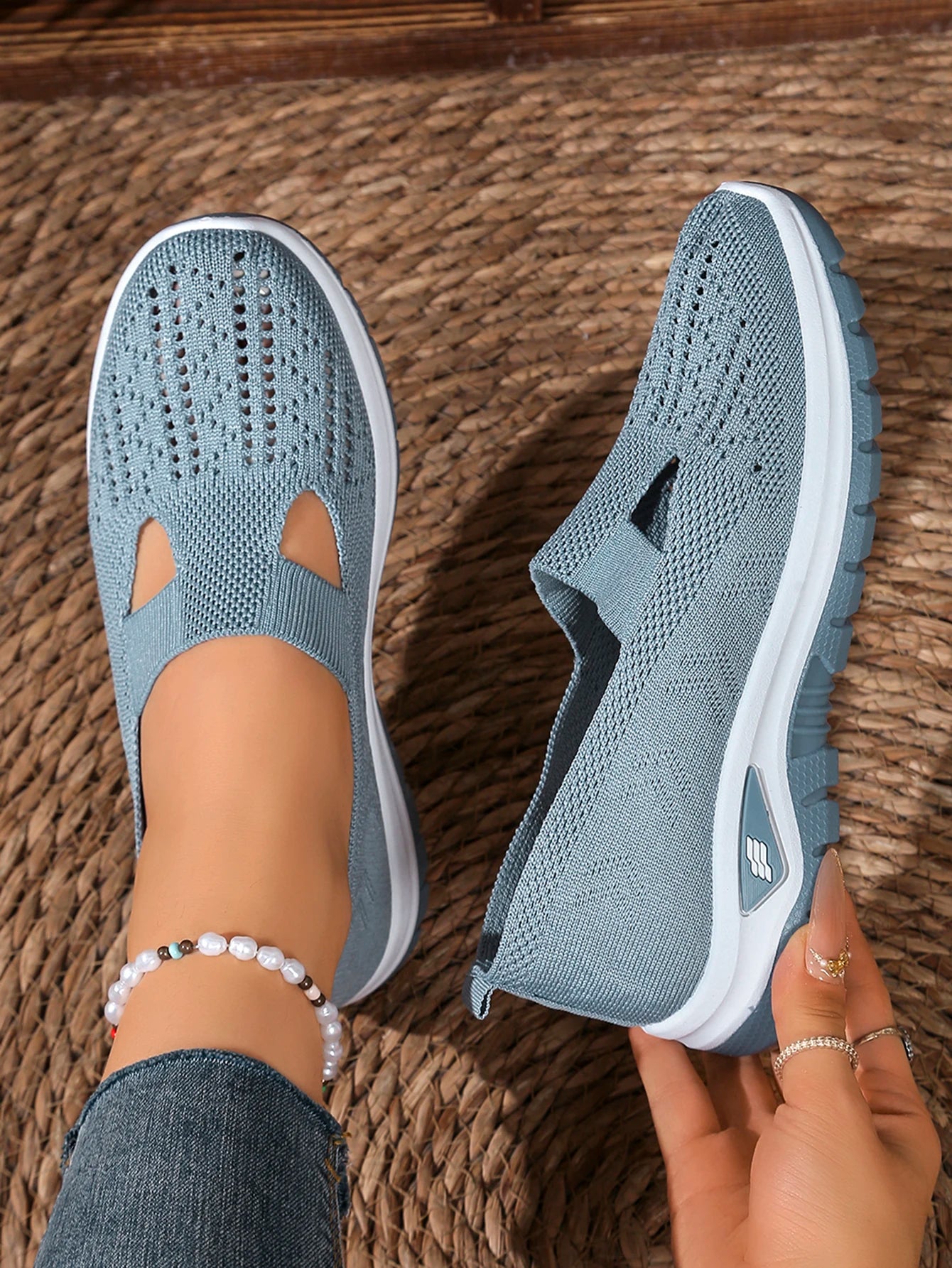 women's summer shoes - casual sneaker, Non-slip sole design, fly-woven upper is more skin-friendly sale shoes with free shipping