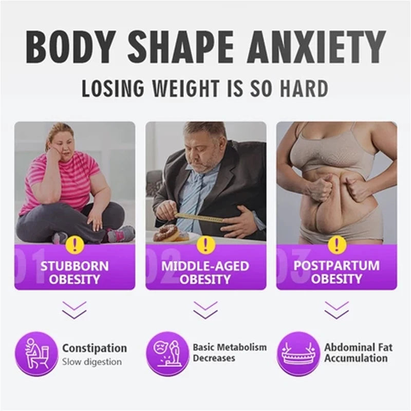 Slimming Pills Fat Burner for Weight Loss Boost Meta-bolism Suppress Appetite Support De-tox Belly Slimming for Men and Women