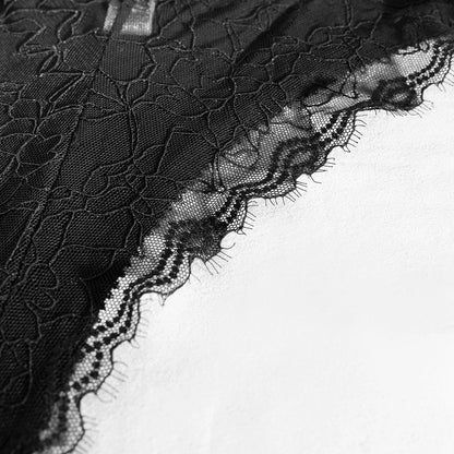 French Satin Lace Bra And Thong Set Sexy Ultrathint Lace Patchwork Lingerie Two Picec Sets Fancy Erotic Intimate Underwear Suit