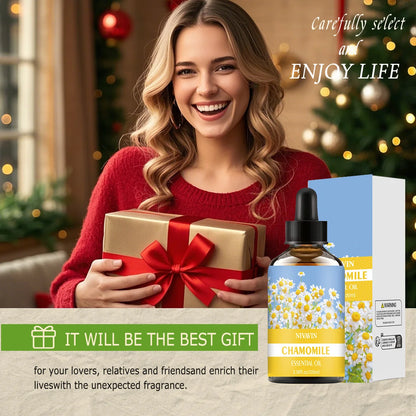 30ml/60ml/100ml chamomile essential oil is suitable for facial hydration, moisturizing, hair care, skin care, and perfume making - Badiee Stylez