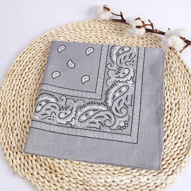 New Fashion Hip Hop Bandana Square Scarf Black Red Headband Printed for Boys/Girls Hair Accessories Hair Scarf Badiee Stylez