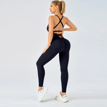 Seamless Sculpting Bodysuit Sportswear Woman Gym Jumpsuits Sport Woman Clothing Yoga Clothes Fitness Women Sports Leggings