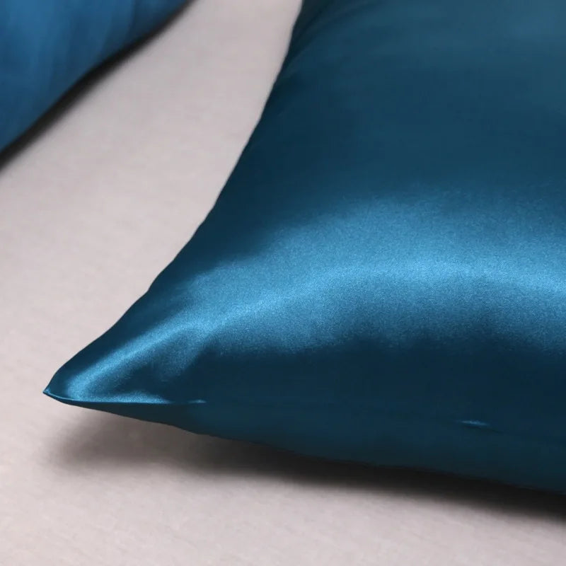 Pillowcase Silk Pillow Cover Silky Satin Hair Beauty Pillow case Comfortable Pillow Case Home Decor wholesale Badiee Stylez