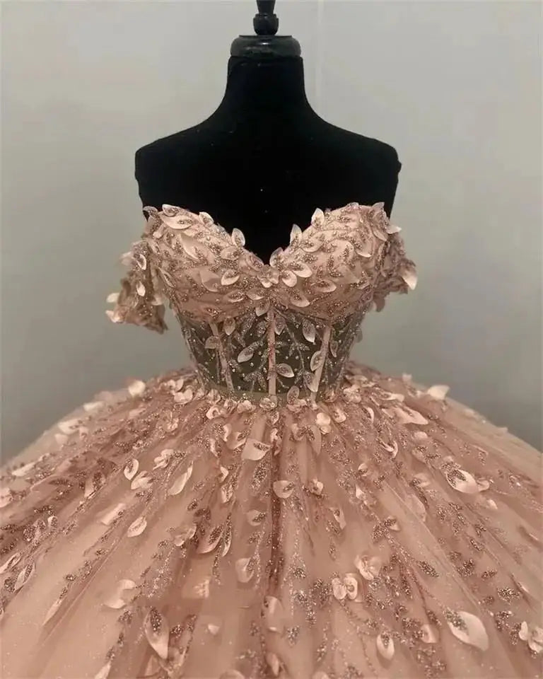 Sonhar Vestidos 15 Quinceanera Dresses Ball Gown Strapless Party Dresses Sweet Ball Gown Customized 15 Year Old Dress Plus Size Badiee Stylez