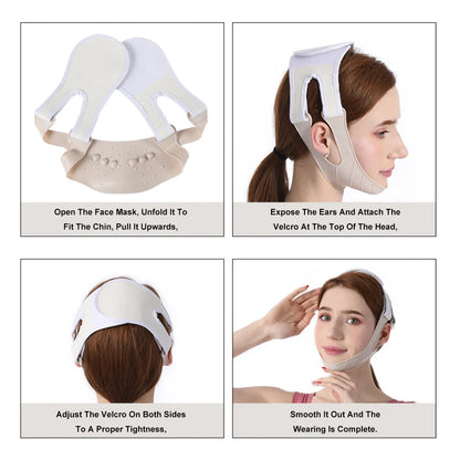 Silicone Face Slimming Bandage Women Chin Cheek Lift Up Belt V Line Face Shaper Facial Anti Wrinkle Strap Skin Care Beauty Tools