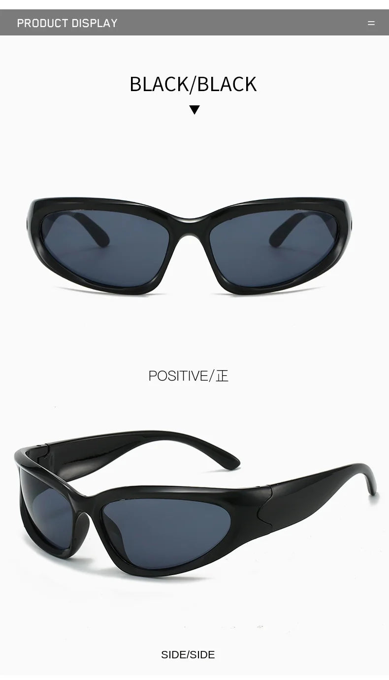 1/2/3pcs Fashionable Men and Women Sunglasses High-end Y2K Square Bicycle Glasses Resistant Sunglasses Outdoor Hiking Glas UV400 Badiee Stylez