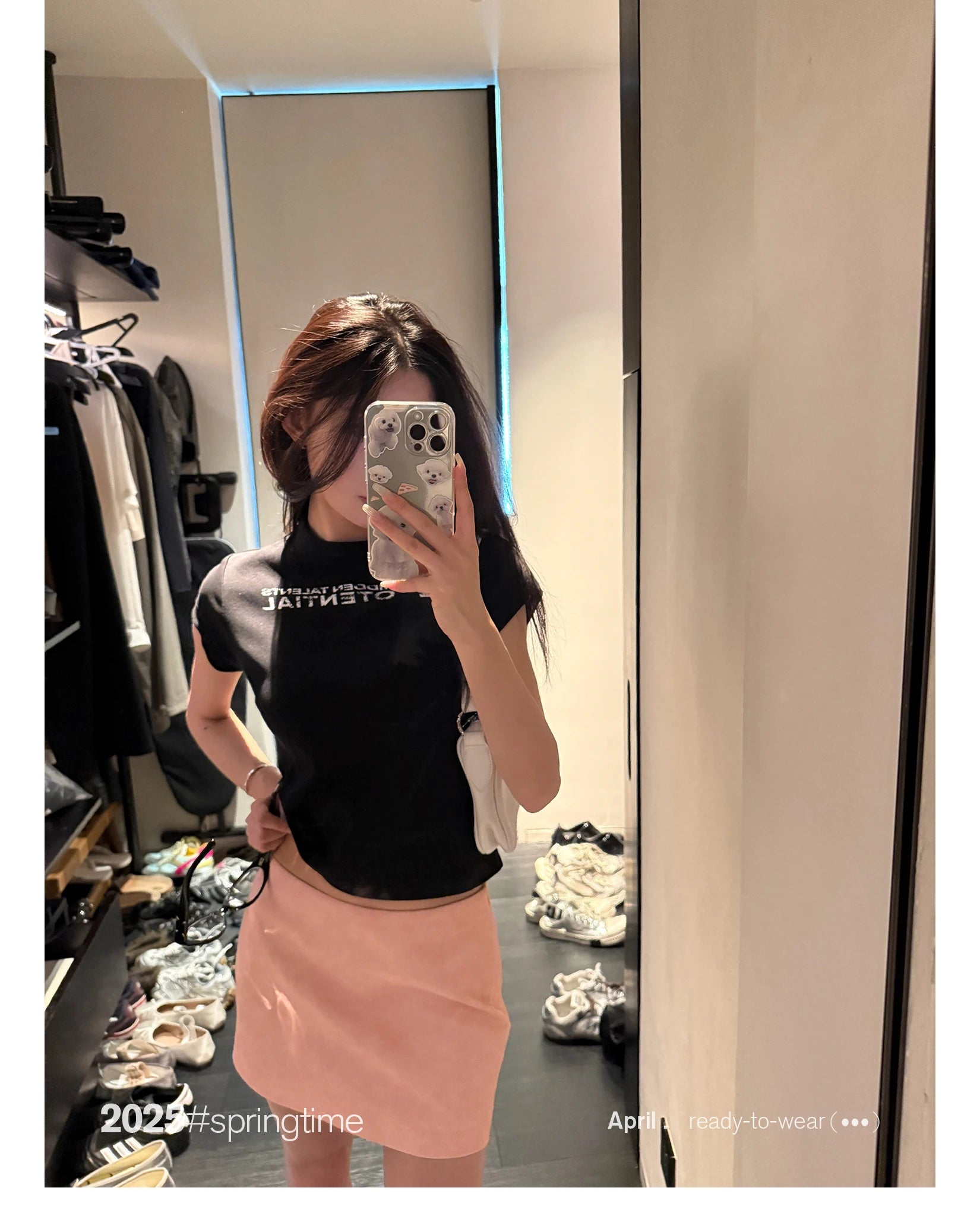 Lautaro Spring Summer Pink Soft Pu Leather Mini Skirt Women with Low Waist Short Luxury Chic A Line Clothes Korean Fashion 2025