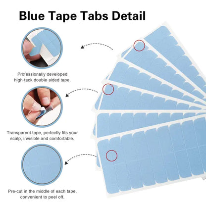 Double-Sided Hair Extension Tape Replacement Adhesive Tape for Extensions