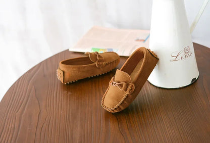 Children Loafers Shoes Boys Flat Sneakers Baby Kids Casual Shoes Toddler Girls Breathable Slip-on Shoes Soft Bottom Solid Color Badiee Stylez