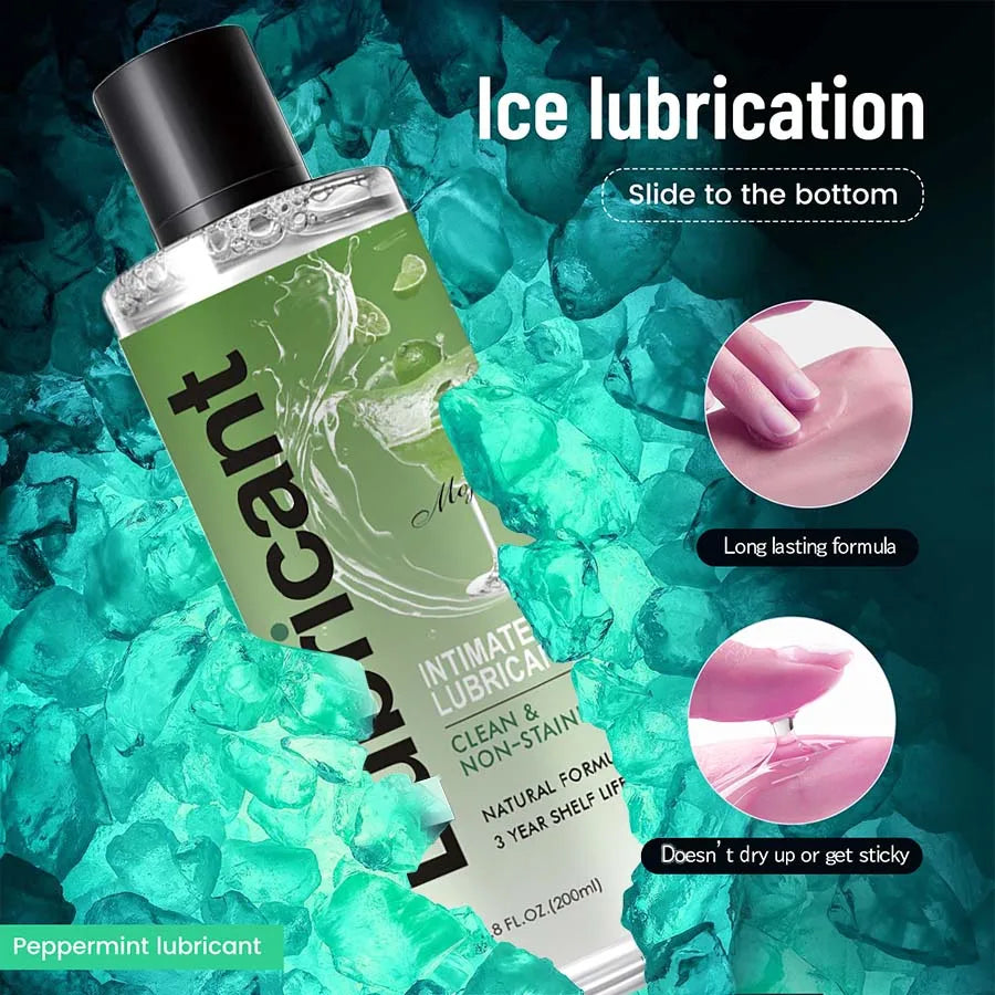 Intimate smooth Flavor Lubricant Pleasure Body Erotic Oil Lubricant Adult Sex Supplies flirting for couples 200ml