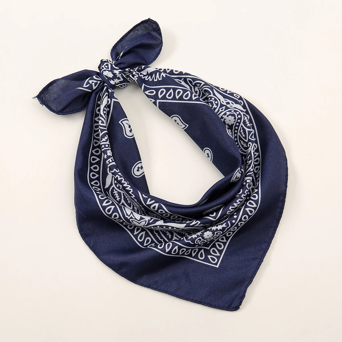 Bohemian Print Bandana Paisley Printed Headbands Hiphop Kerchief Outdoor Unisex Headband Wrist Wraps Face Mask Handkerchief FJ836-02
