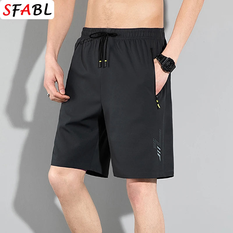 Quick-drying Shorts Men Board Short Pants Summer Breathable Sports Shorts Men Casual Elastic Running Gym Fitness Men's Shorts Badiee Stylez